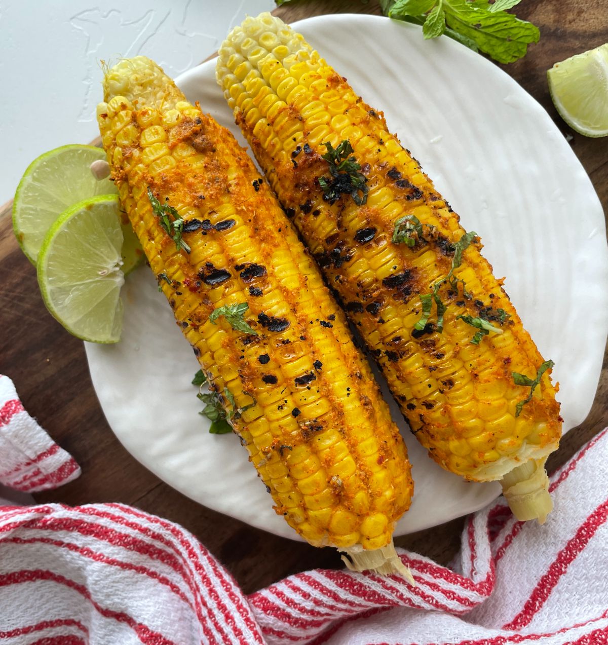 Grilled Tandoori Corn