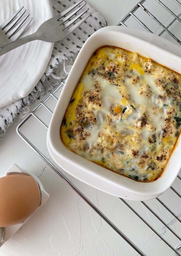 Corn, Spinach and Feta Frittata