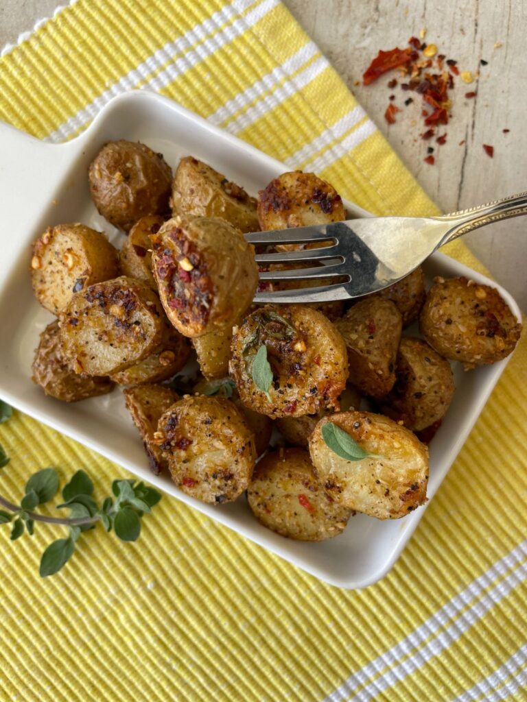 Crispy Parmesan Potatoes