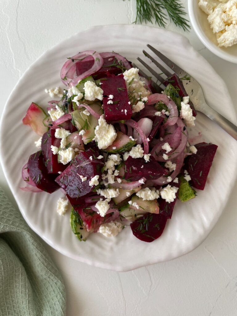 featured image of Beet Cucumber Salad