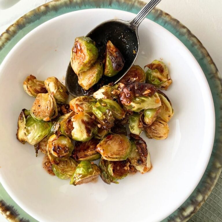 Honey Sriracha Brussels Sprouts