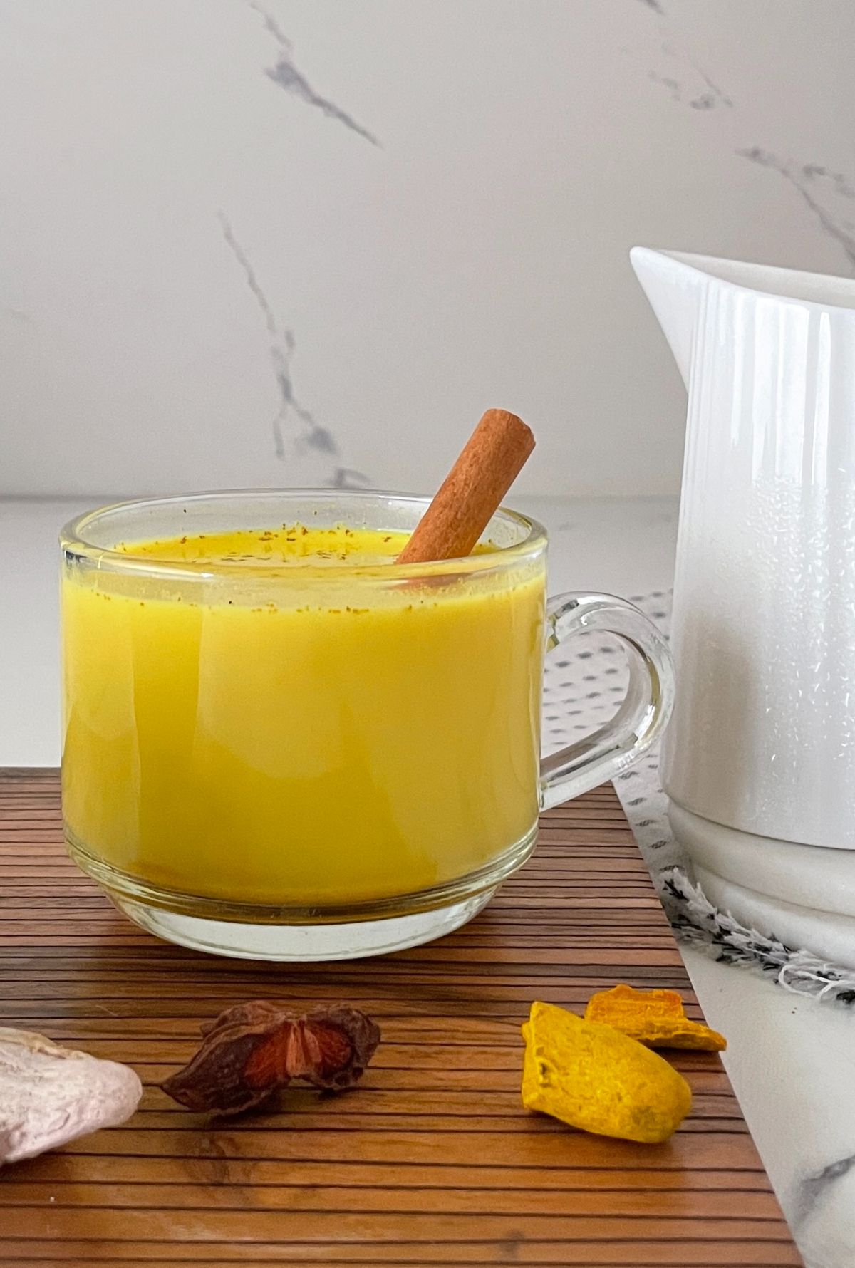 ayurvedic golden milk in a cup