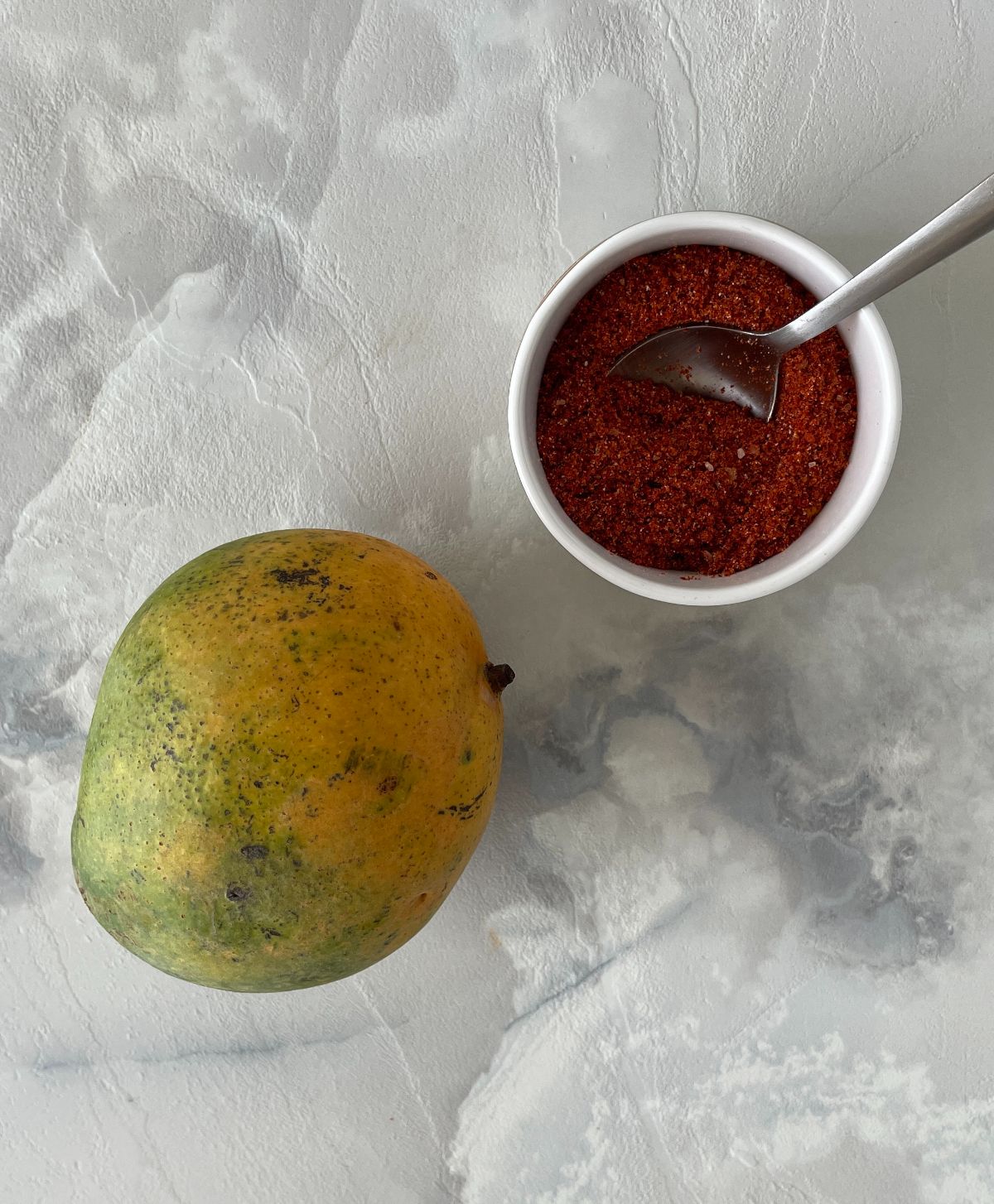 ingredients for the mango con tajin