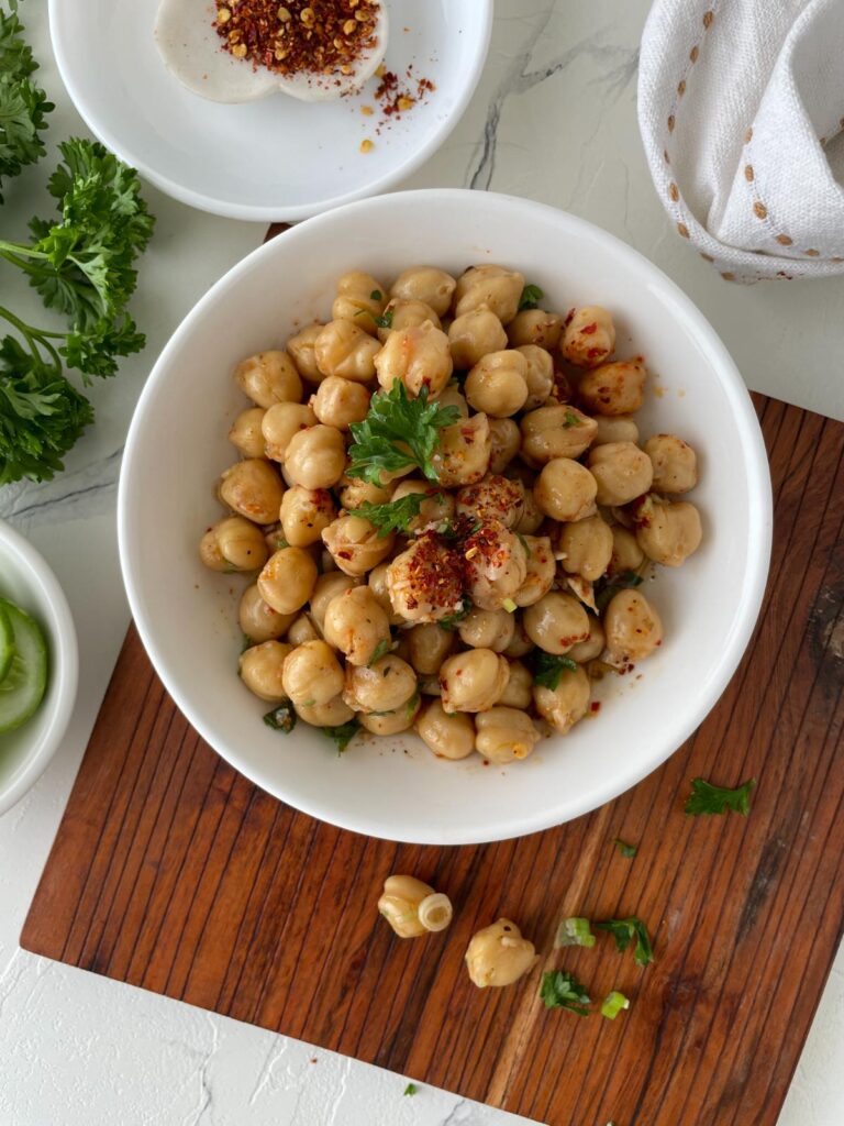 Indian Chickpea Salad