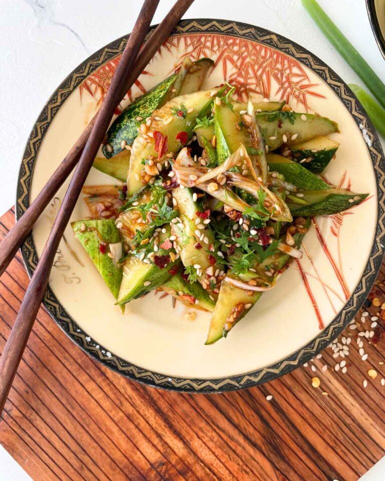 Asian Spicy Cucumber Salad