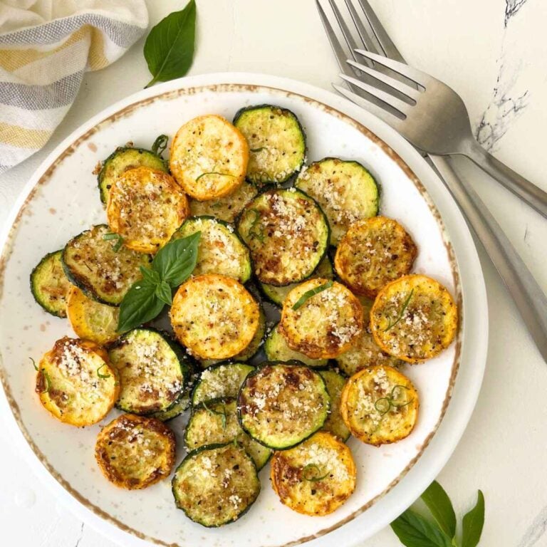 Air Fryer Squash and Zucchini