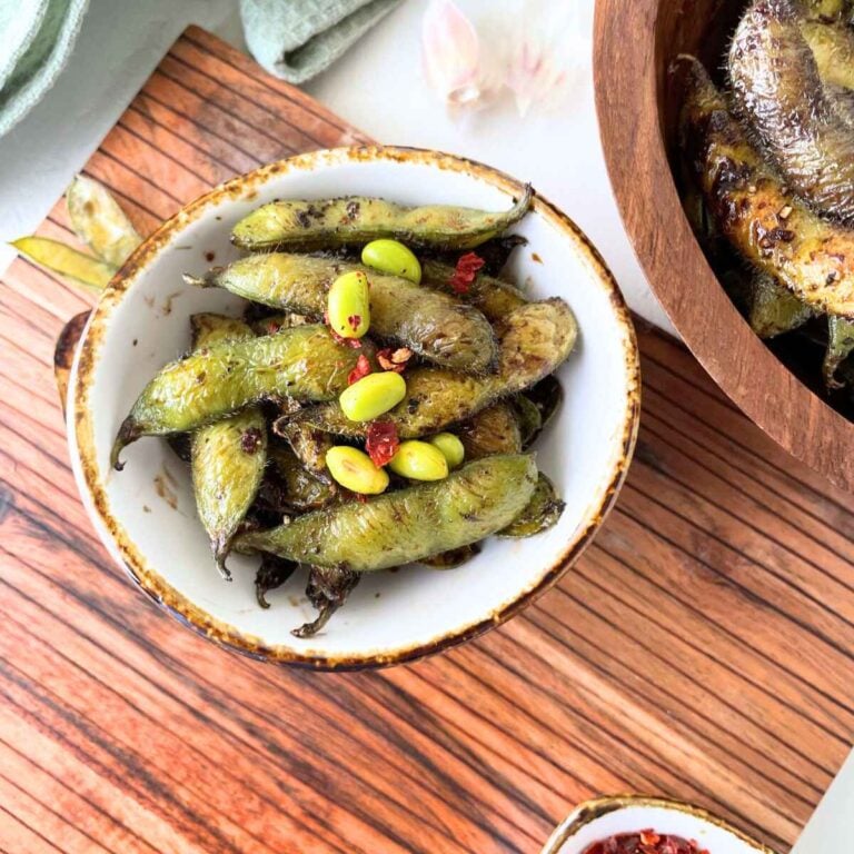 Featured Image of Spicy Garlic Edamame