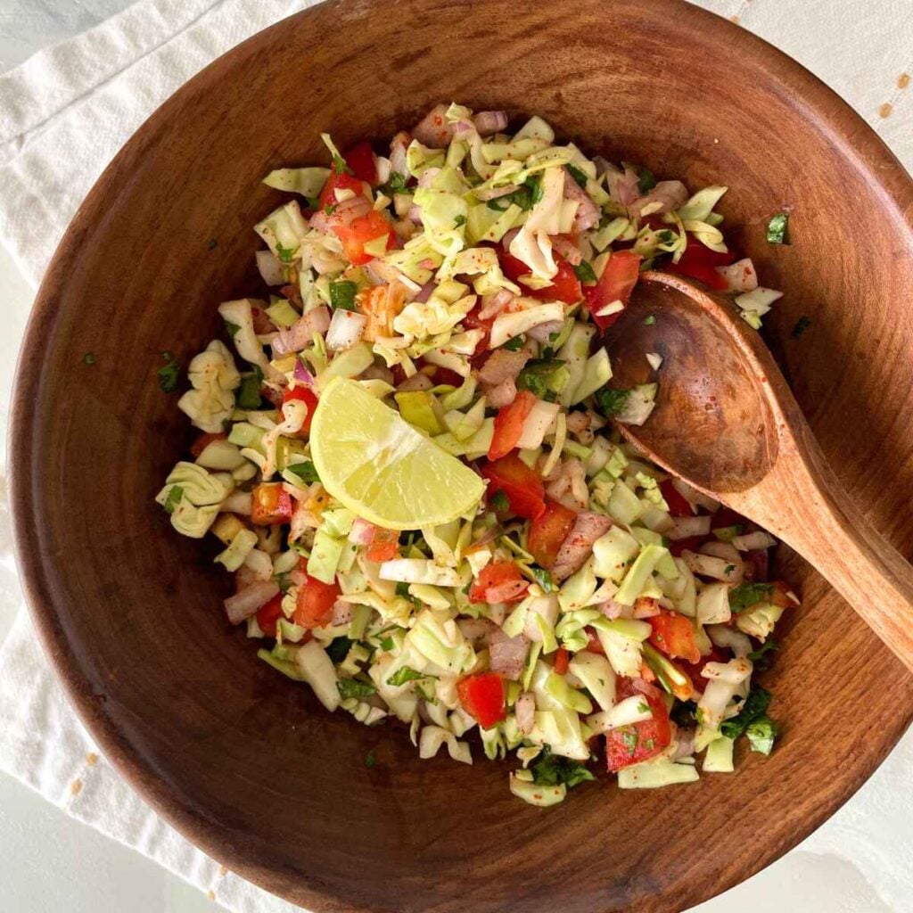 Cabbage Pico De Gallo - Unique Cooks