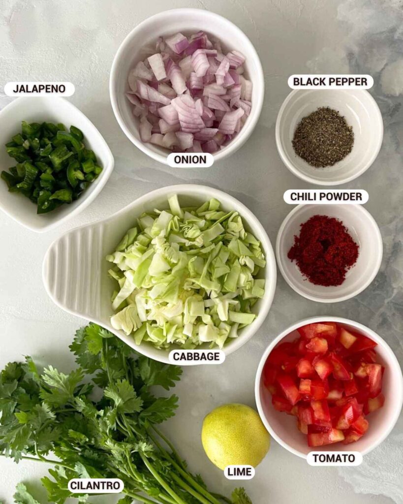 Cabbage Pico De Gallo - Unique Cooks