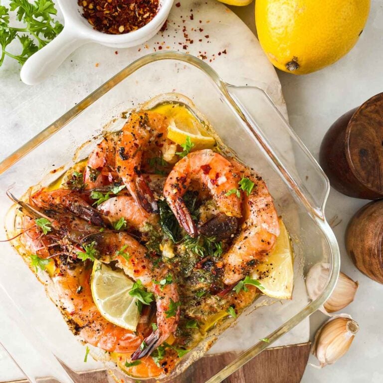 Garlic Lemon Butter Shrimp