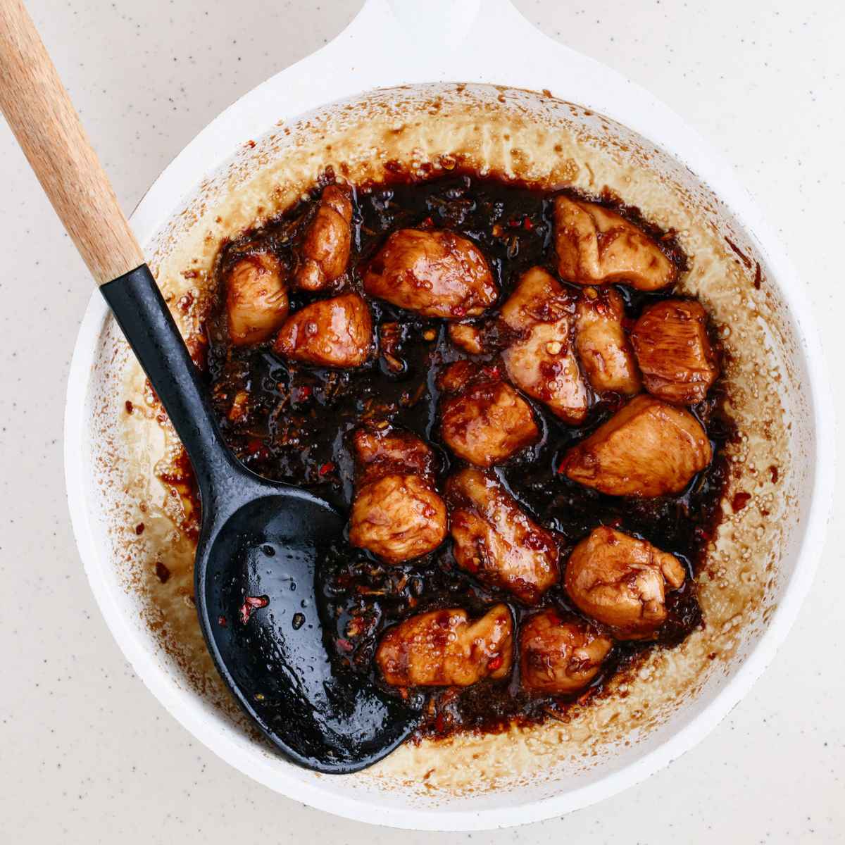 Mix and cook the chicken pieces properly  