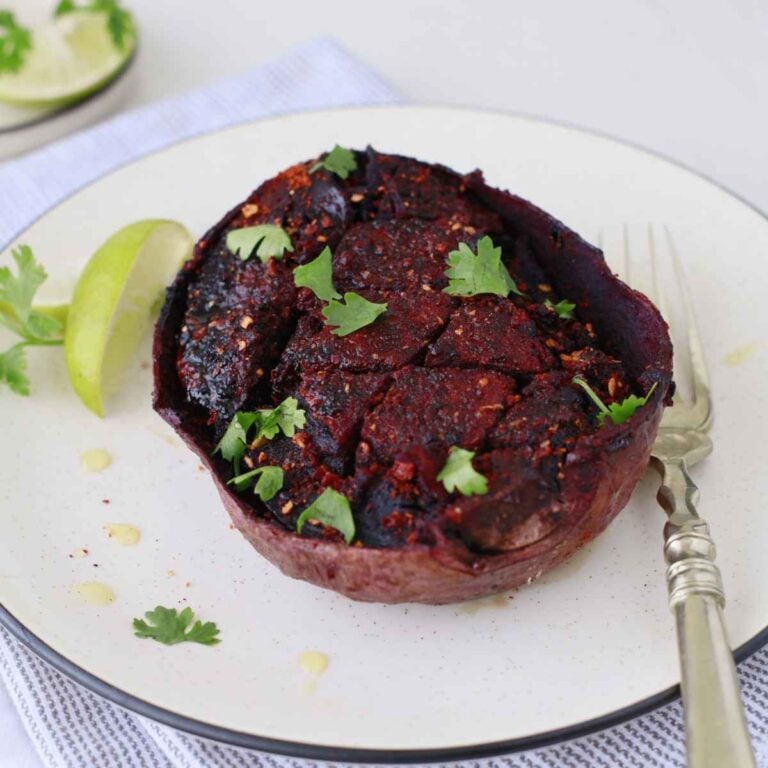 Roasted Purple Sweet Potato