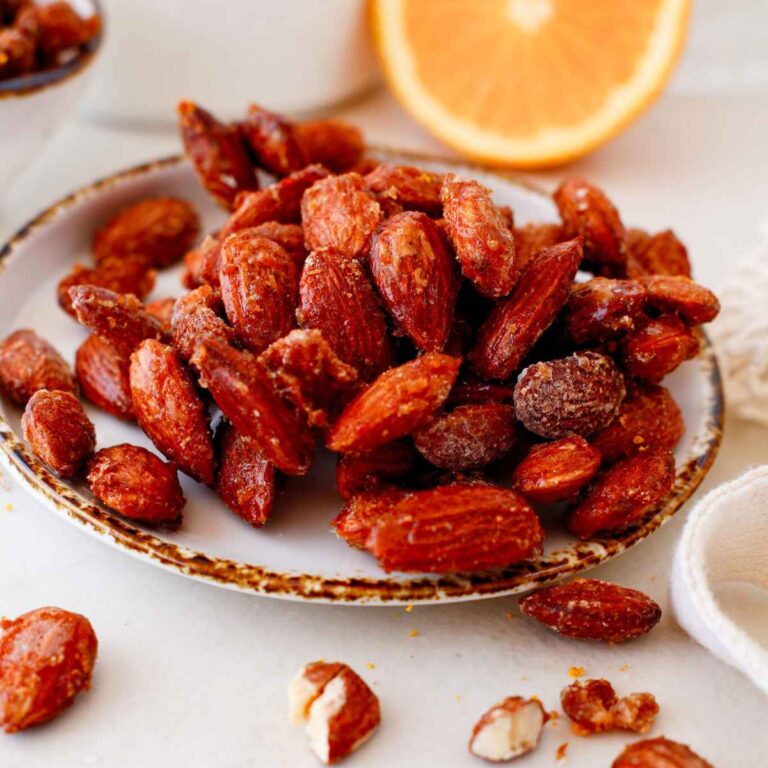 Orange Candied Almonds
