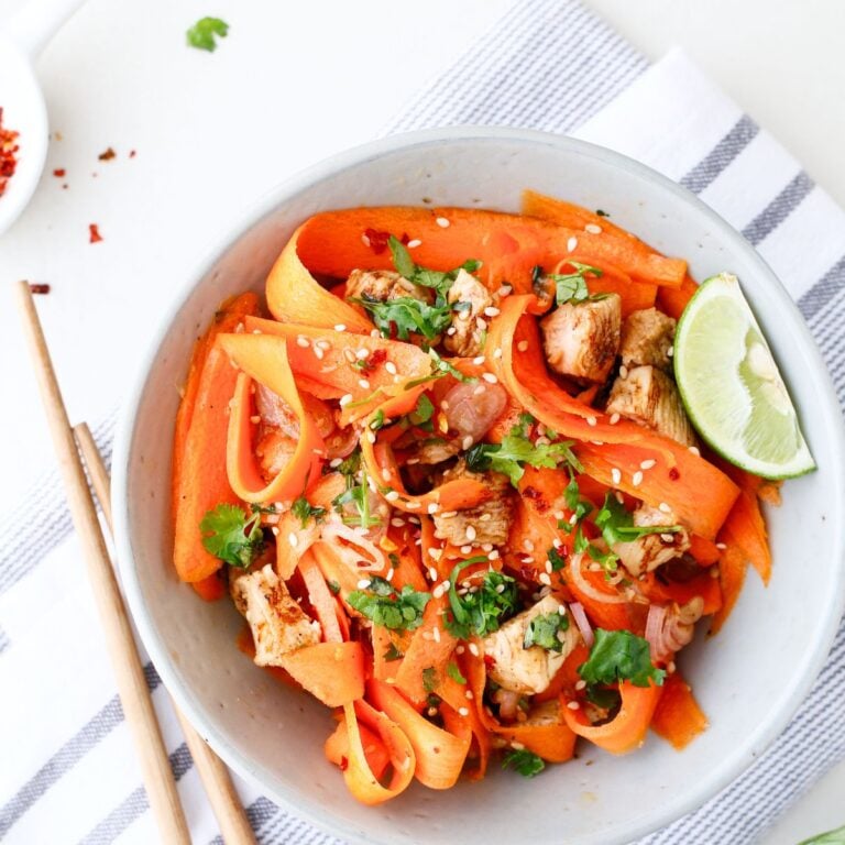 Asian Chicken Carrot Salad