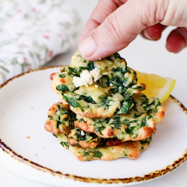 Spinach and Feta Crisps
