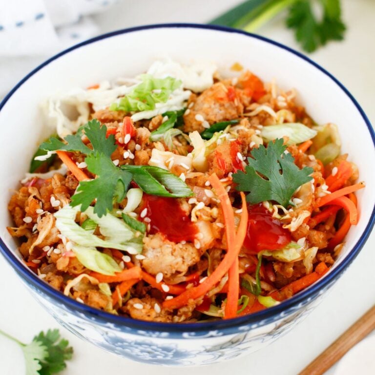 Chicken Egg Roll in a Bowl