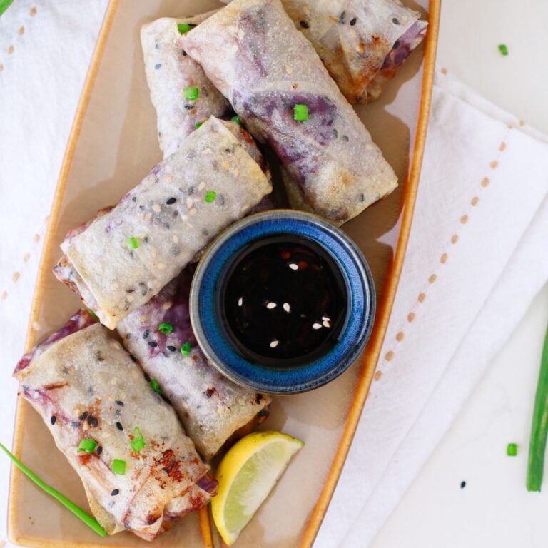 Chicken Rice Paper Dumplings