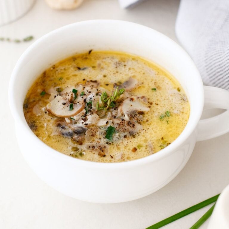 Garlic Mushroom Soup