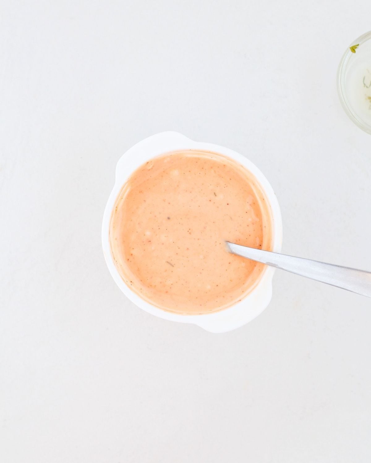 Creamy burger sauce in a bowl