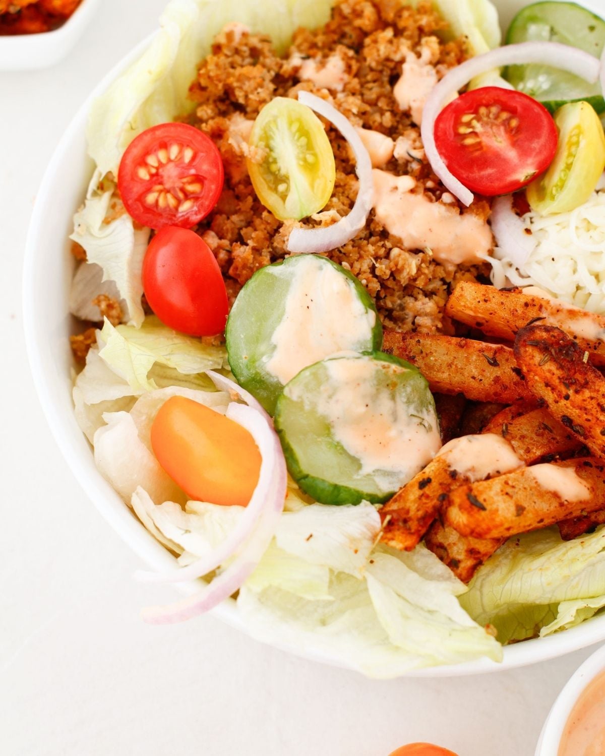 Loaded Cheeseburger Bowl