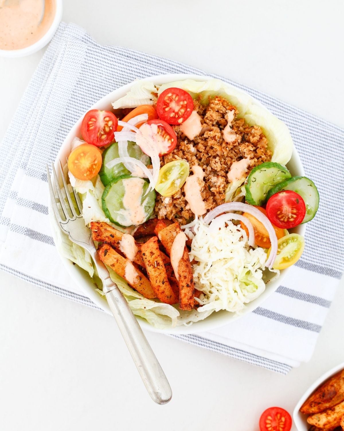 Loaded Cheeseburger Bowl
